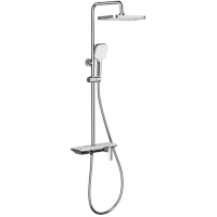 Душевая система Gappo G2496-10 330x200 мм, со смесителем, хром
