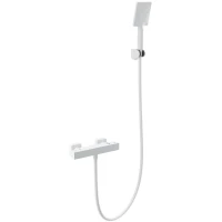 Термостат для душа Wonzon & Woghand WW-B2026-A-MW с душевым гарнитуром, белый матовый