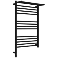 Полотенцесушитель электрический Сунержа Богема с полкой 3.1 31-6006-8050 800x500, МЭМ левый, черный матовый