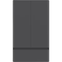Шкаф двустворчатый Style Line Атлантика СС-00002568 60x100 см, графит матовый