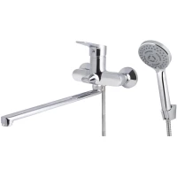 Смеситель для ванны Viko V-6705 универсальный, с душевым гарнитуром, хром