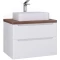 Тумба белый глянец 80 см Jorno Wood Wood.01.80/P/W + Wood.06.80/DW Тумба белый глянец 80 см Jorno Wood Wood.01.80/P/W + Wood.06.80/DW - 1