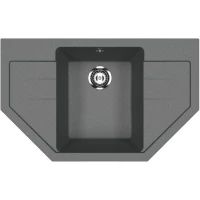 Кухонная мойка Ulgran антрацит U-609-343