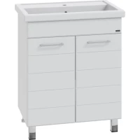 Тумба белый глянец 66 см Санта Омега 207037