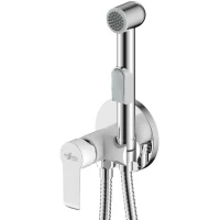 Гигиенический душ Rossinka W W25-51 со смесителем, хром/белый