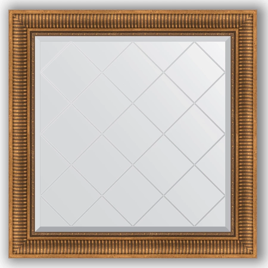 Зеркало 87x87 см бронзовый акведук Evoform Exclusive-G BY 4326 зеркало 77x132 см бронзовый акведук evoform exclusive g by 4240