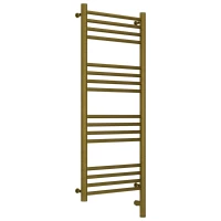 Полотенцесушитель электрический 1000x400 состаренная бронза МЭМ правый, перемычка прямая Сунержа Богема 3.0 05-5805-1040