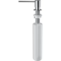 Дозатор для жидкого мыла KuchenStern Torn 531SS50 500 мл, встраиваемый, для кухни, нержавеющая сталь