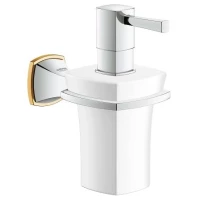 Grohe Grandera 40627IG0 Держатель с керамическим дозатором жидкого мыла