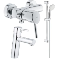 Комплект смесителей Grohe Concetto 32210001 + 23451001 + 27924001