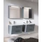 Зеркальный шкаф 75x75 см светло-серый глянец Verona Susan SU602RG21 - 4