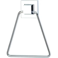 Полотенцедержатель кольцо Tekno-tel EF233 самоклеящийся, хром