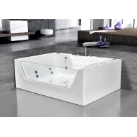 Акриловая ванна Ceruttispa C-478 170x120 см, с гидромассажем, белый