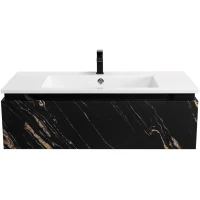 Тумба под раковину Cezares Slider SLIDER-1000-1C-SO-NF-P 99,8 см, подвесная, черный фьюжн