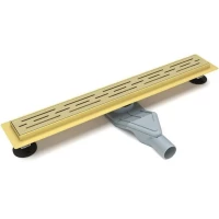 Душевой трап (лоток) Esbano C-RAIN-60SG ESTRCOMRAIN60SG 60 см, с решеткой, перфорированный, золотой матовый