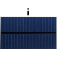 Тумба под раковину Art&Max Torino AM-TORINO-1000-2C-SO-SA-P 100 см, подвесная, сапфир матовый