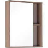 Изображение товара зеркальный шкаф 60x73 см ясень шимо светлый l/r onika дельта 206060
