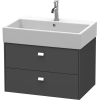 Тумба графит матовый 68,4 см Duravit Brioso BR415401049