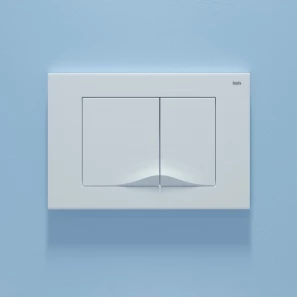 Изображение товара кнопка смыва iddis unifix uni05mwi77 для инсталляции, белый матовый
