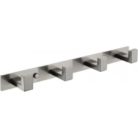 Планка с крючками Grocenberg AC0014NK для ванны, никель