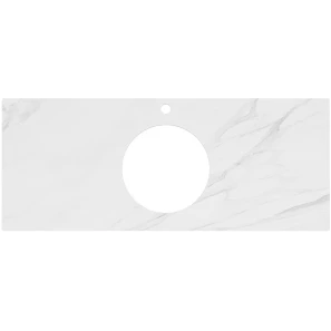 Изображение товара столешница 117 см белый матовый для накладных раковин kerama marazzi plaza modern монте тиберио pl5.sg507120r\120