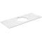 Столешница 117 см белый матовый для накладных раковин Kerama Marazzi Plaza Modern Монте Тиберио PL5.SG507120R\120 - 1