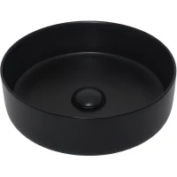 Раковина-чаша AQUAme AQM5012MB 35,5x35,5 см, накладная, черный матовый