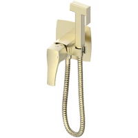 Гигиенический душ Wonzon & Woghand Flex WW-88829072-BG со смесителем, золотой матовый