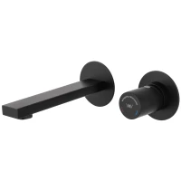 Смеситель для раковины Wonzon & Woghand WW-105-MB встраиваемый, черный матовый