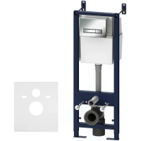 Инсталляция для унитаза Am.Pm Start S I012703.0251 с кнопкой смыва, хром