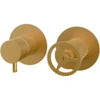 Смеситель для ванны Remer Chrono CH93ZPBG встраиваемый, золотой матовый