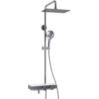 Душевая система 300x200 мм WasserKRAFT Aller A113.069.101.CH Thermo