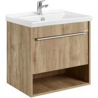 Тумба под раковину Акватон Хоуп 1A287201HP6C0 58,4 см, подвесная, орех