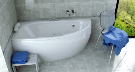 Акриловая ванна 150х69,5 см L Besco Milena WAM-150-NL