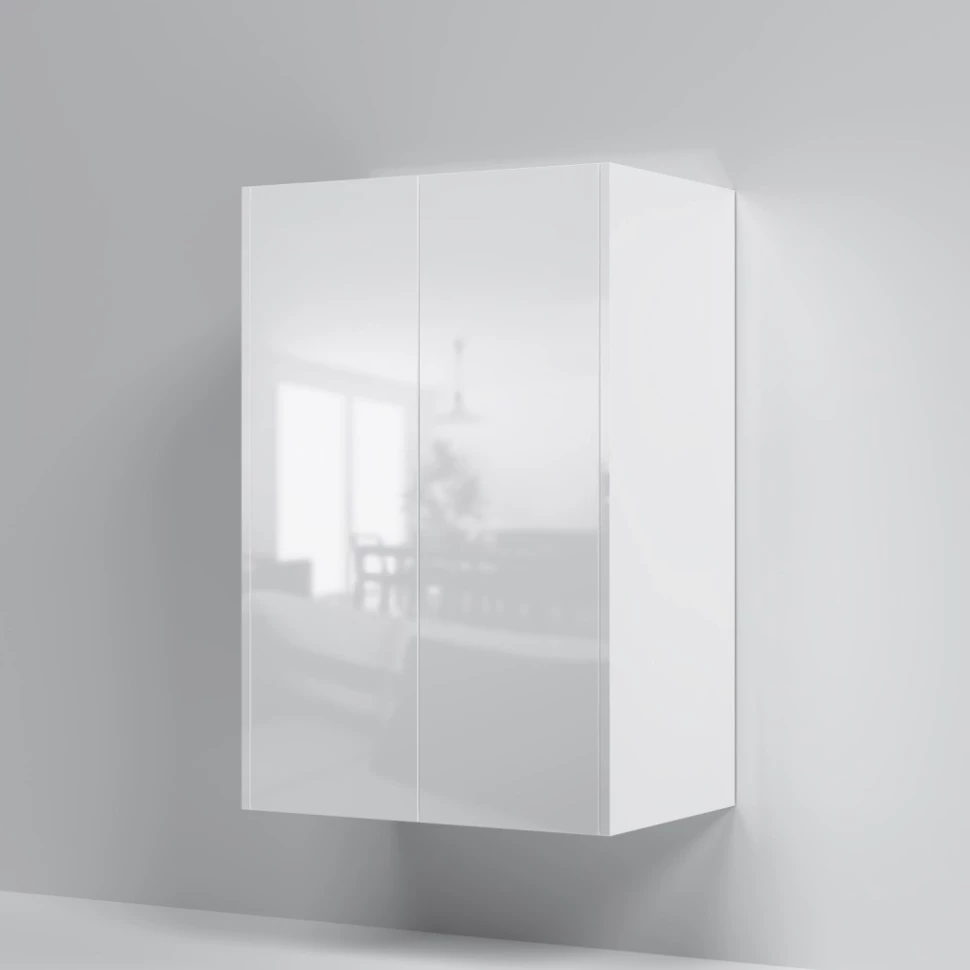 

Шкаф двустворчатый 60x90 см белый глянец Am.Pm Func M8FCH06029WG