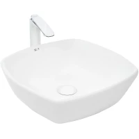 Раковина-чаша WeltWasser Elbach 2076 10000004563 43x43 см, накладная, белый