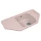 Кухонная мойка AquaGranitEx розовый M-10(315) - 2
