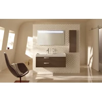 Зеркало со светодиодной подсветкой и часами 110x65 см Jacob Delafon Replay EB1431-NF