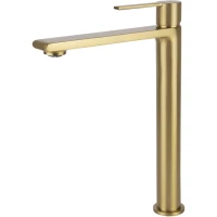 Смеситель для раковины Kaiser Serio 05411-3 золотой матовый