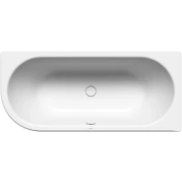 Ванна стальная Kaldewei Centro Duo 1 136 283630003001 180x80 см L, угловая, с антискользящим и водоотталкивающим покрытием, альпийский белый