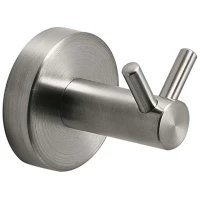 Крючок Gedy Project 5026(38) двойной, для ванны, нержавеющая сталь