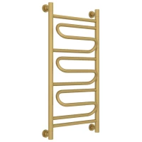 Полотенцесушитель водяной 800x400 золотой матовый Сунержа Элегия+ 032-0205-8040