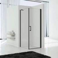 Душевой уголок 88,6x89 см Vincea Orta VSR-1O9090CLB прозрачное