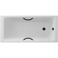 Ванна чугунная Delice Parallel DLR220503RB 150x70 см, с ручками, белый