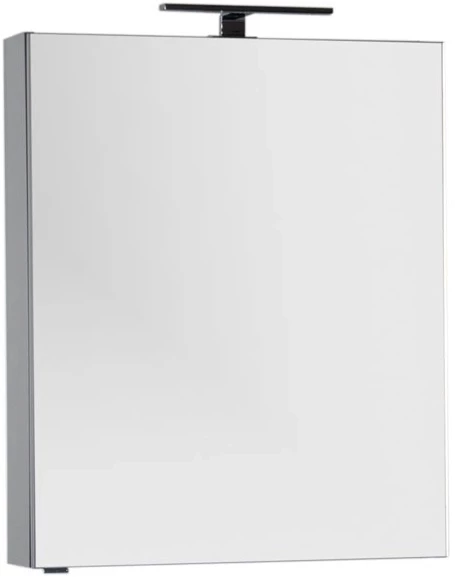 Зеркальный шкаф 70x85 см серый антрацит Aquanet Алвита 00183990 зеркальный шкаф aquanet алвита 60 серый 277540