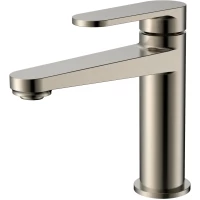 Смеситель для раковины AQUAme Novara AQM6910BN без донного клапана, никель матовый