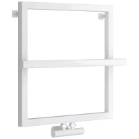 Полотенцесушитель водяной 530x530 белый глянец Сунержа Штиль EU50+ 12-0256-5353