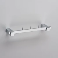 Планка с крючками Schein Durer 261*3В для ванны, хром
