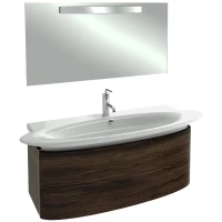 Тумба палисандр шпон 109 см 2 ящика Jacob Delafon Presquile EB1105-V13