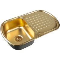 Кухонная мойка Zorg SZR 7749 BRONZE 77x49 см, бронза